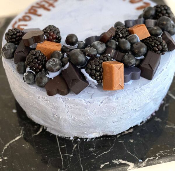 Cake Blueberry with Coconut Cream